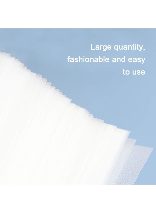 Transparent Sticky Notes Pad, 3x3 Waterproof Self-Adhesive Clear Memo Message Reminder, 10 Packs 500 Sheets (3 x 3 Inches) - Image 3